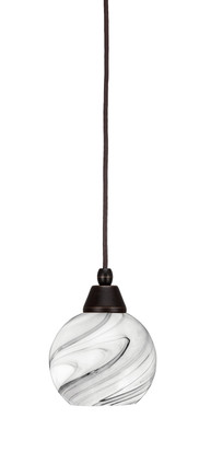 Toltec Lighting - 22-DG-4109 - One Light Mini Pendant - Any - Dark Granite