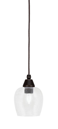 Toltec Lighting - 22-DG-4810 - One Light Mini Pendant - Any - Dark Granite