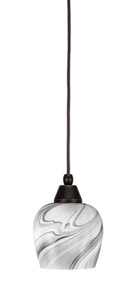 Toltec Lighting - 22-DG-4819 - One Light Mini Pendant - Any - Dark Granite