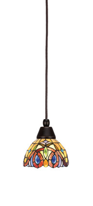 Toltec Lighting - 22-DG-9445 - One Light Mini Pendant - Any - Dark Granite