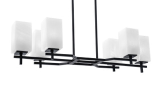 Toltec Lighting - 2326-MB-541 - Six Light Island Pendant - Corbin - Matte Black