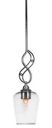 Toltec Lighting - 232-CH-210 - One Light Mini Pendant - Jazz - Chrome