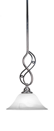 Toltec Lighting - 232-CH-510 - One Light Mini Pendant - Jazz - Chrome