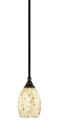 Toltec Lighting - 23-BC-406 - One Light Mini Pendant - Any - Black Copper