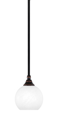 Toltec Lighting - 23-BC-4101 - One Light Mini Pendant - Stem - Black Copper