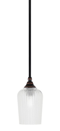 Toltec Lighting - 23-BC-4250 - One Light Mini Pendant - Stem - Black Copper