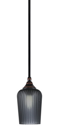 Toltec Lighting - 23-BC-4252 - One Light Mini Pendant - Stem - Black Copper
