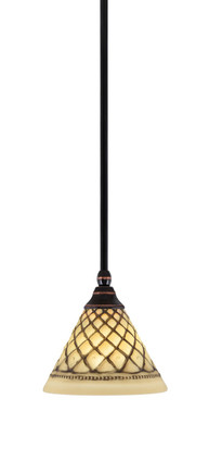 Toltec Lighting - 23-BC-7185 - One Light Mini Pendant - Any - Black Copper