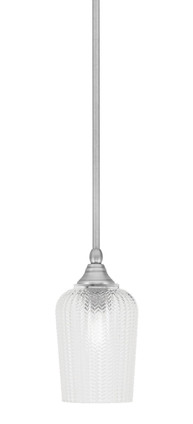 Toltec Lighting - 23-BN-4250 - One Light Mini Pendant - Stem - Brushed Nickel