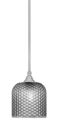 Toltec Lighting - 23-BN-4912 - One Light Mini Pendant - Stem - Brushed Nickel