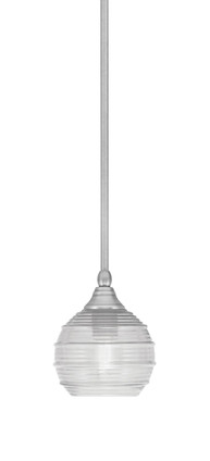 Toltec Lighting - 23-BN-5110 - One Light Mini Pendant - Stem - Brushed Nickel