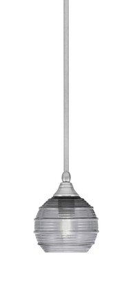Toltec Lighting - 23-BN-5112 - One Light Mini Pendant - Stem - Brushed Nickel