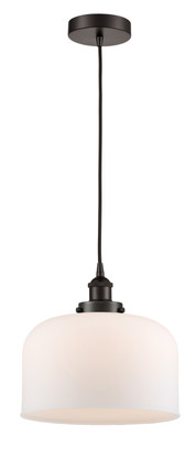 manufacturer_finish:Oil Rubbed Bronze|manufacturer_glass:Cased Matte White X-Large Bell|light_output:220.00lm|color_temperature:2200K|cri:99