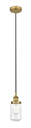 Innovations - 616-1PH-BB-G312 - One Light Mini Pendant - Edison - Brushed Brass