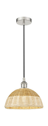 Innovations - 616-1P-PN-NBD2-12-NAT - One Light Mini Pendant - Edison - Polished Nickel