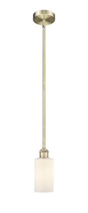 manufacturer_finish:Antique Brass|manufacturer_glass:Matte White Clymer|light_output:220.00lm|color_temperature:2200K|cri:99