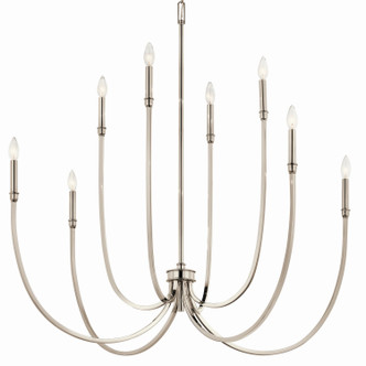 Malene Eight Light Foyer Chandelier (52699PN)