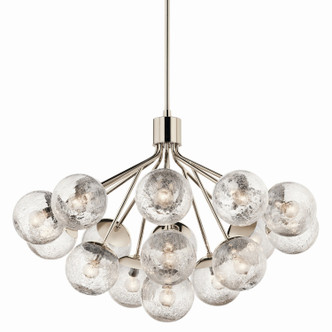 Silvarious 16 Light Chandelier Convertible (52702PN)