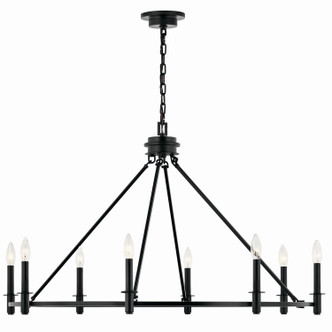 Carrick Eight Light Chandelier (52706BK)