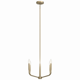 Madden Four Light Chandelier/Semi Flush Mount (52716CPZ)