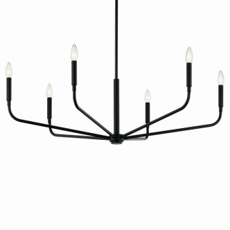 Madden Six Light Chandelier (52719BK)
