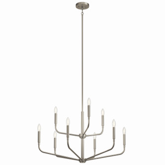 Kichler - 52720NI - Nine Light Chandelier - Madden - Brushed Nickel
