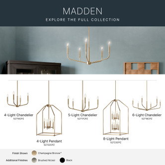 Madden Eight Light Foyer Pendant (52723CPZ)