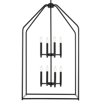 Madden Eight Light Foyer Pendant (52724BK)