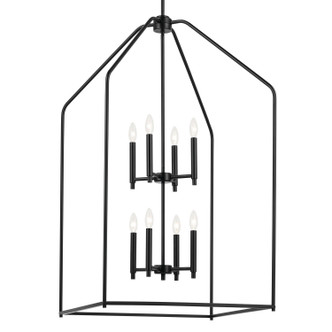 Madden Eight Light Foyer Pendant (52724BK)