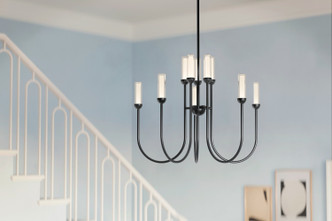 Moraine LED Chandelier (52757BKLED)