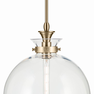 Laria One Light Pendant (52779CPZCLR)
