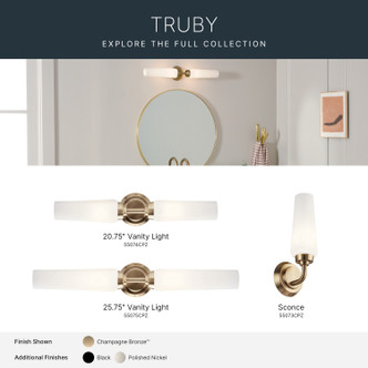 Truby One Light Wall Sconce (55073CPZ)