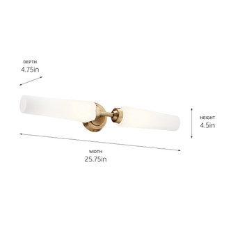 Truby Two Light Bath (55075CPZ)