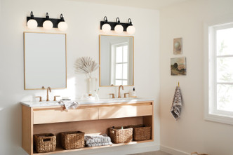 Hex Three Light Bath (55151BK)