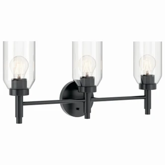 Madden Three Light Vanity (55185BK)