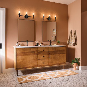 Madden Three Light Vanity (55185BK)
