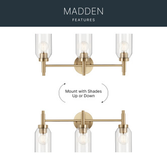 Madden Three Light Vanity (55185CPZ)