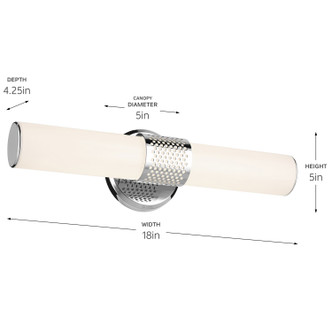 Sashi LED Bath Bar (55191CHLED)