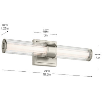 Laurene LED Bath Bar (55195NILED)