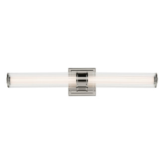 Kichler - 55196PNLED - LED Linear Bath - Laurene - Polished Nickel Kichler - 55196PNLED - LED Linear Bath - Laurene - Polished Nickel
