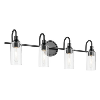 Kichler - 55212BK - Four Light Bath - Kavi - Black