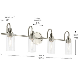 Kavi Four Light Bath (55212NI)