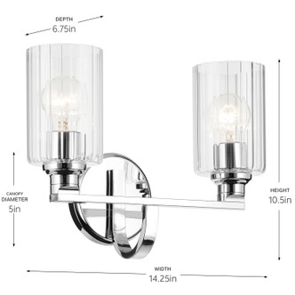 Gioe Two Light Bath (55225CHFLU)