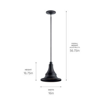 Hampshire One Light Outdoor Pendant (59058BKT) Hampshire One Light Outdoor Pendant (59058BKT)