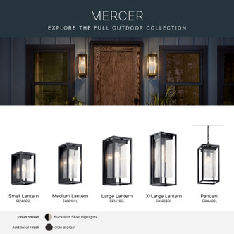 Mercer One Light Outdoor Wall Mount (59060BSL)