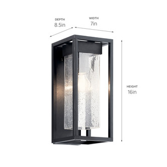 Mercer One Light Outdoor Wall Mount (59061BSL)