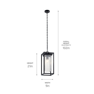 Mercer One Light Outdoor Pendant (59064BSL)