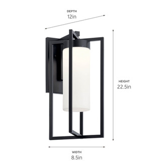Drega LED Outdoor Wall Mount (59072BKLED) Drega LED Outdoor Wall Mount (59072BKLED)