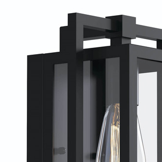 Goson One Light Outdoor Wall Mount (59085BK)