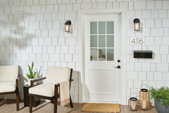 Lombard One Light Outdoor Wall Mount (59098BK)